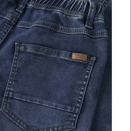 NAME IT KIDS slim fit jeans NKMRYAN JOGGER dark blue denim, foto 4