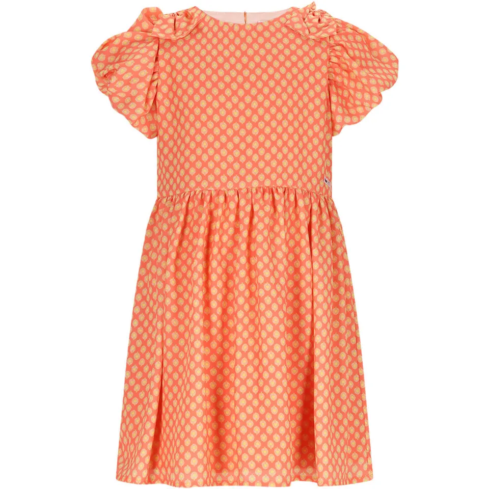 Nono midi jurk oranje, foto 2