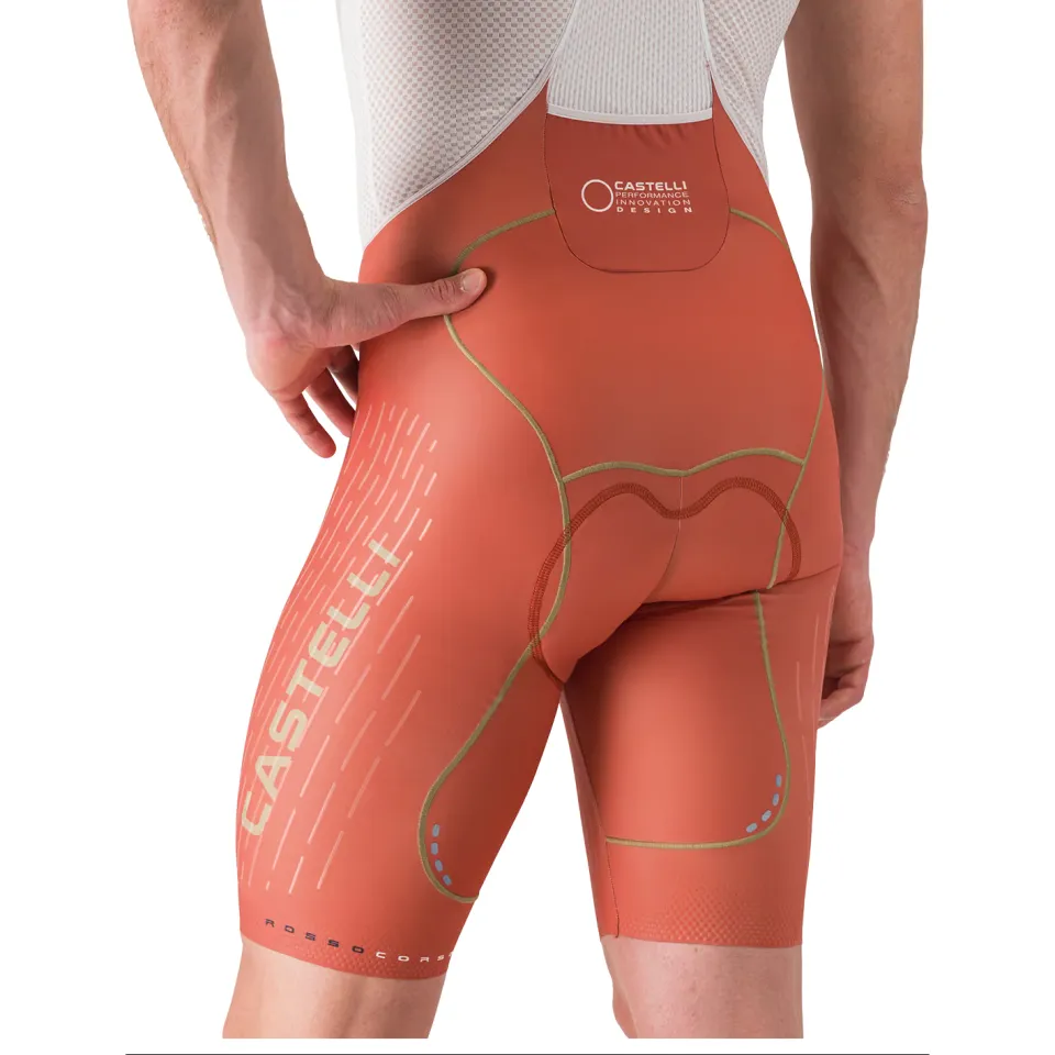 Castelli Free Aero Race S Kit fietsbroek met bretels roze, foto 6