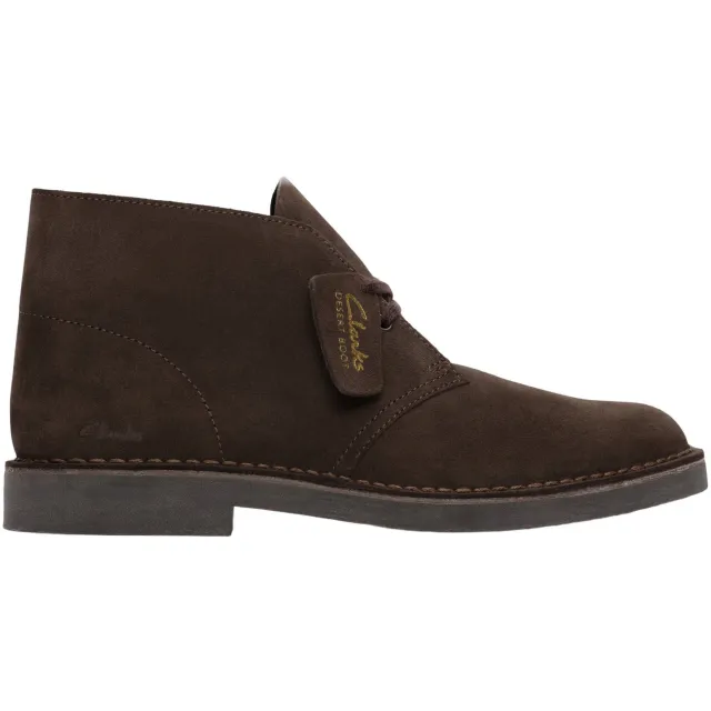 Clarks O Desert bt Evo suède veterboots - donkerbruin