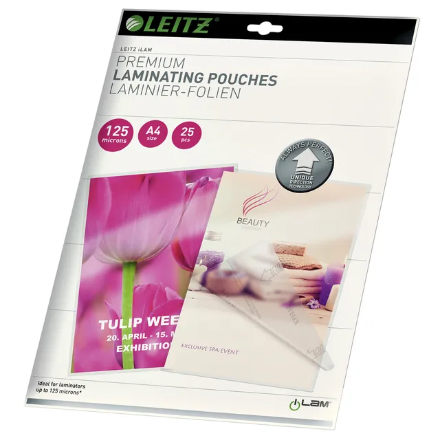 Leitz Lamineerhoes leitz ilam a4 2x125micron 25 stuks