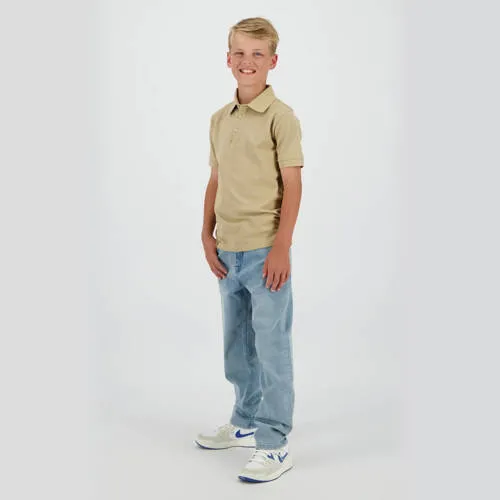 Raizzed pique polo zand, foto 3