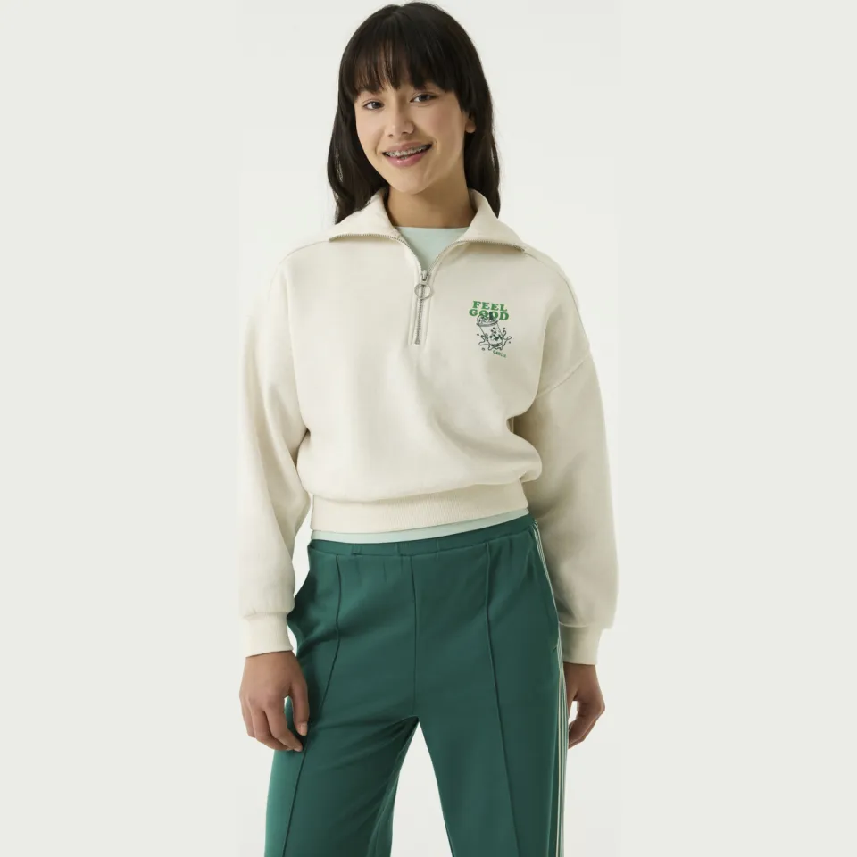 Garcia oversized sweater met tekst - beige, foto 2