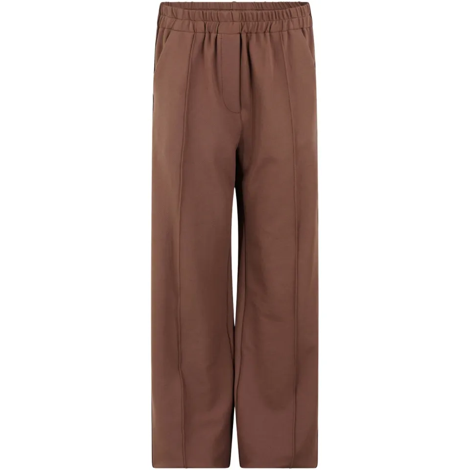Shoeby high waist casual broek - bruin, foto 2