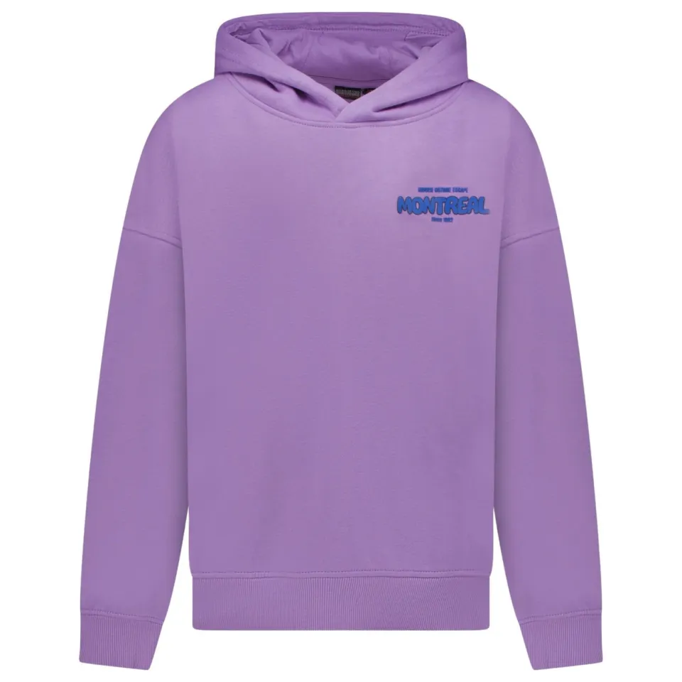 Cars hoodie met backprint paars, foto 2