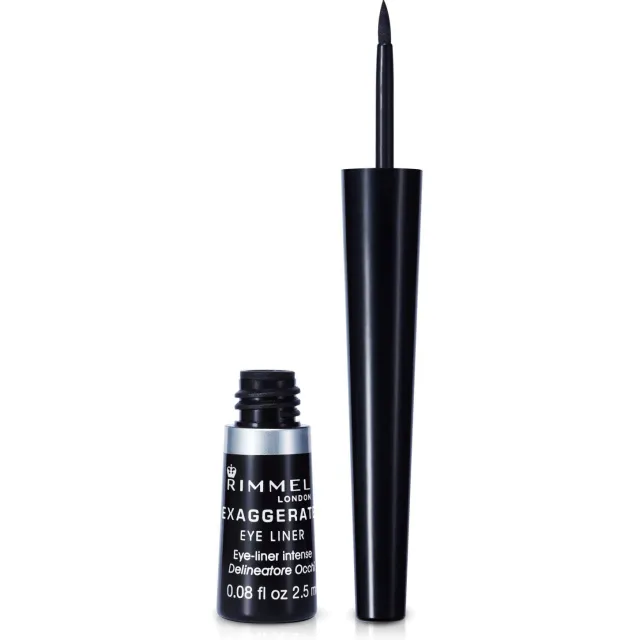 Rimmel London Exaggerate vloeibare eyeliner 001 Black