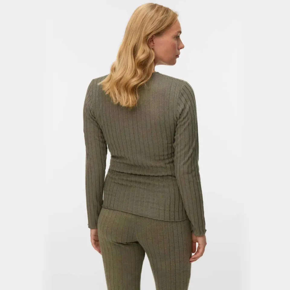 Mamalicious MLFelizia zwangerschaps longsleeve groen, foto 5