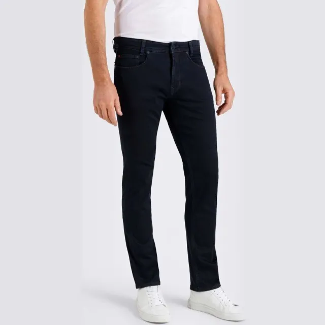 MAC MacFlexx broek donkerblauw Blauw Zwart