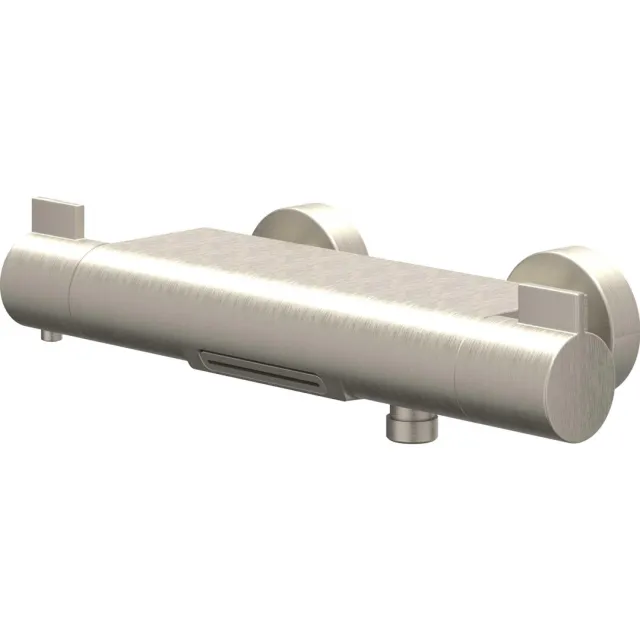 IVY Badthermostaatkraan IVY Pact Opbouw Omstel Met Cascade Uitloop Met Omstel Cooltouch Geborsteld Nickel PVD