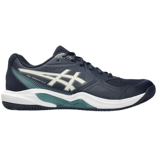 Asics Gel-Dedicate 9 Clay tennisschoenen - donkerblauw/ecru