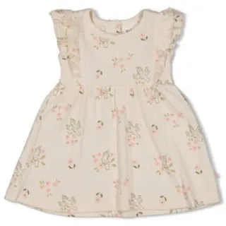Feetje Let Your Dreams Blossom jurk ecru roze Ecru/roze