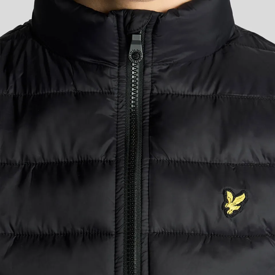 Lyle & Scott bodywarmer lente zwart, foto 6