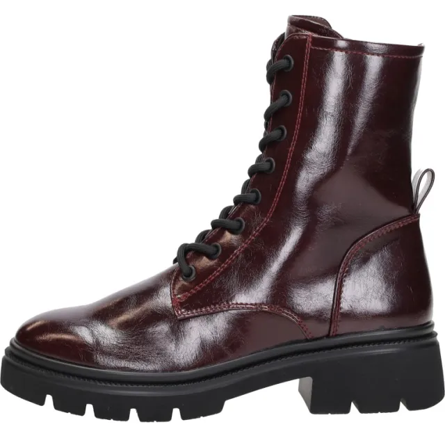 Sub55 Veterschoenen Hoog bordeaux, foto 2