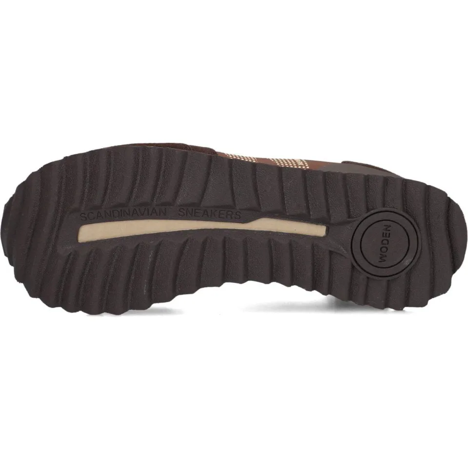 Woden Sneakers Ronja Plateau Bruin, foto 6
