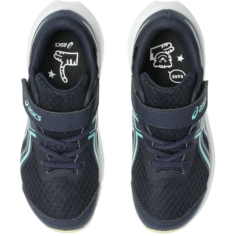Asics Patriot 14 hardloopschoenen donkerblauw donkerblauw/geel/lichtblauw, foto 6