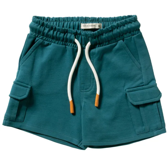 Your Wishes regular waist sweatshort grijsgroen, foto 2