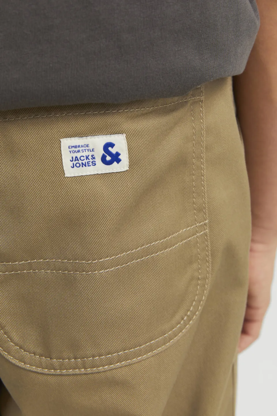 Jack & Jones casual broek kaki, foto 6