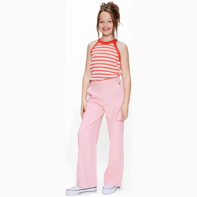 Retour Jeans Winnie loose cargobroek roze