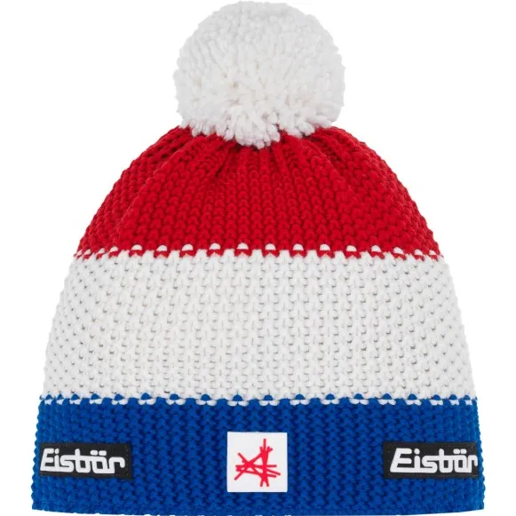 EISBÄR Star Pompon Ski Austria - Muts maat One Size, meerkleurig Blauw