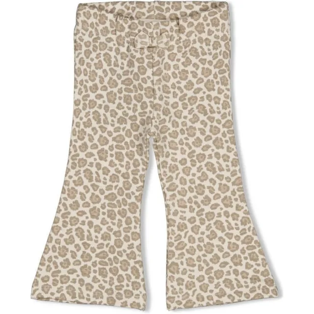 Feetje flared broek Dress to Impress ecru/lichtbruin
