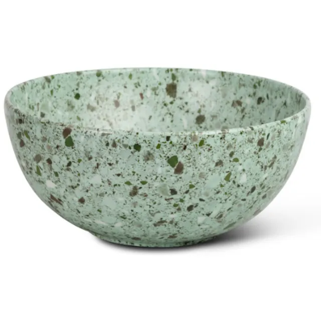 Globo Waskom Globo T-Edge Rond 37x16 cm Zonder Overloop Graniglia Verde Groen