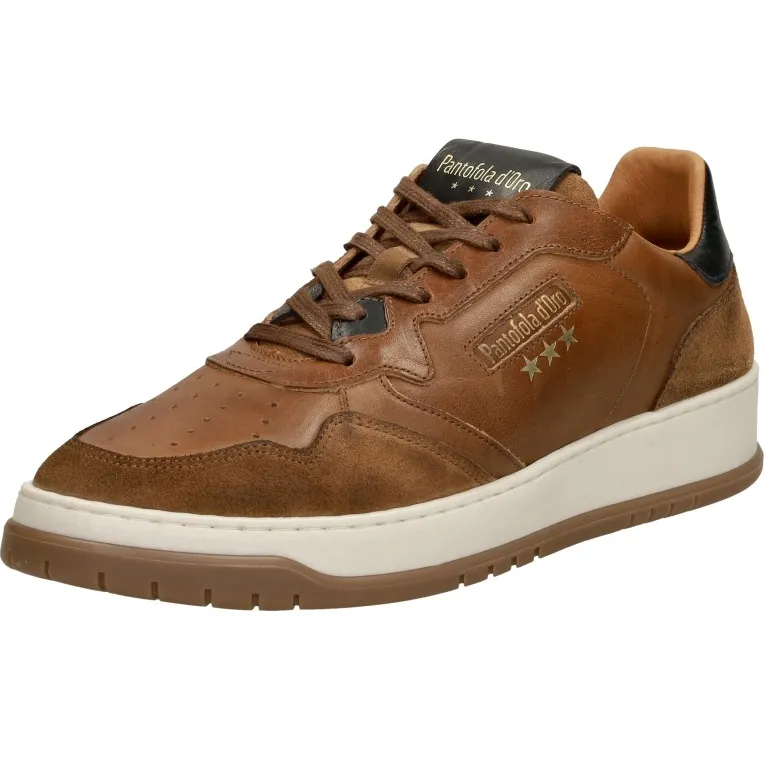 Pantofola D'Oro lage sneaker cognac, foto 3