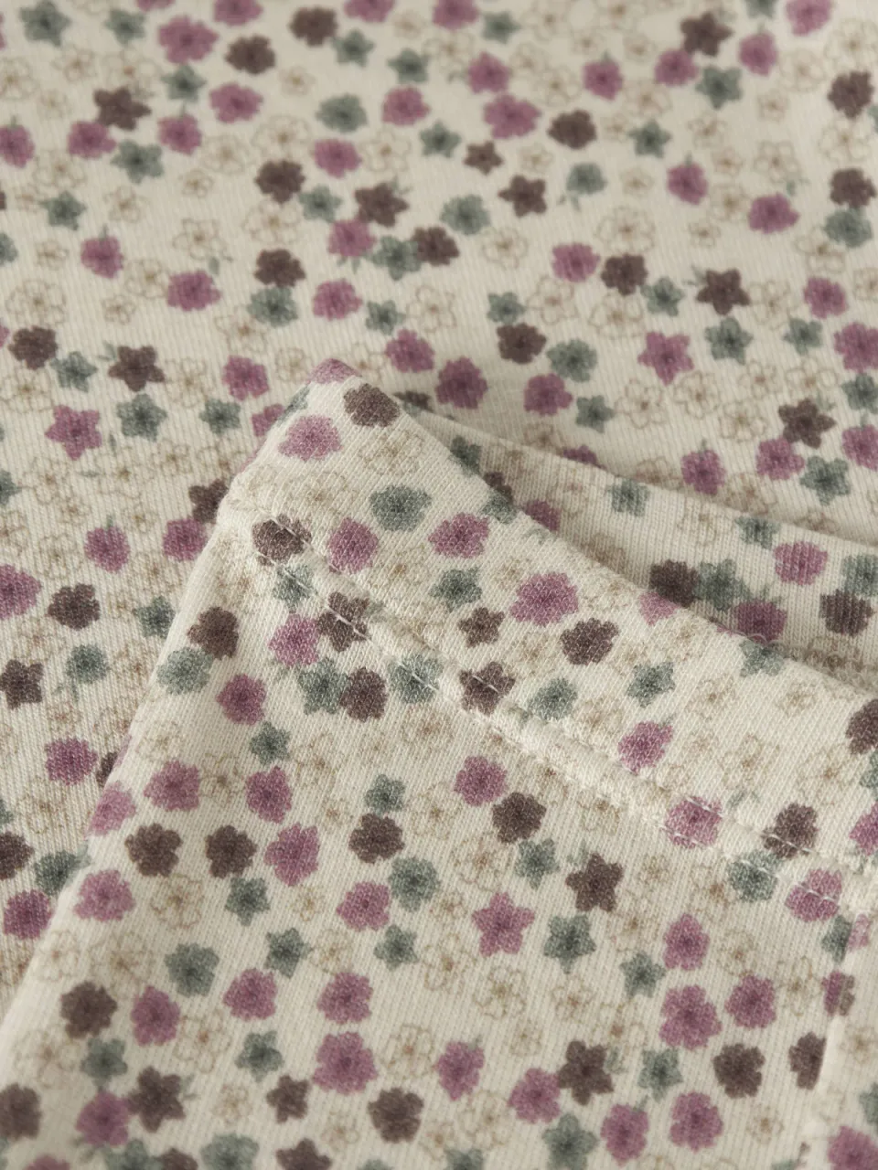 NAME IT BABY legging met bloemenprint ecru, foto 3