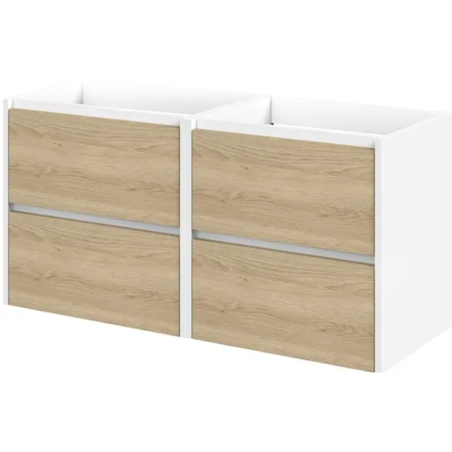 Tiger Reverse wastafelonderkast 120 cm naturel eik Eiken