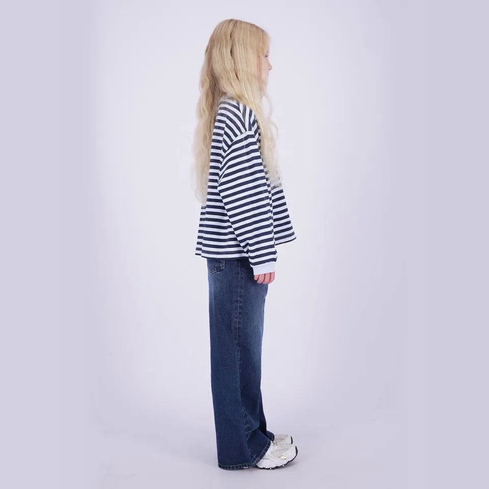 Vingino Cherry wide leg jeans - donkerblauw, foto 3