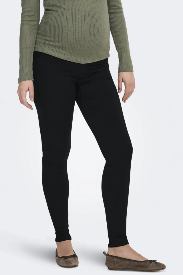 Only MATERNITY skinny zwangerschaps jegging OLMRAIN zwart, foto 3