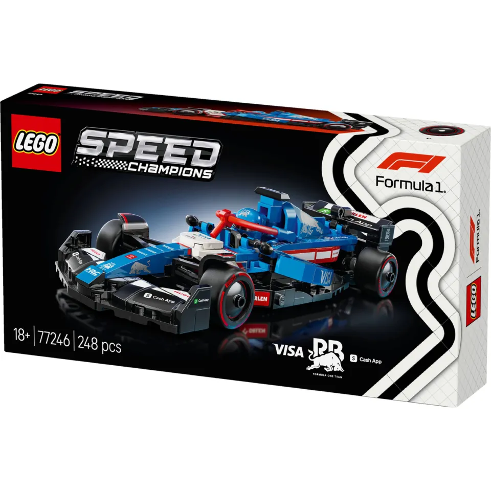 Lego Speed Champions Visa Cash App RB VCARB 01 F1® racewagen 77246, foto 4