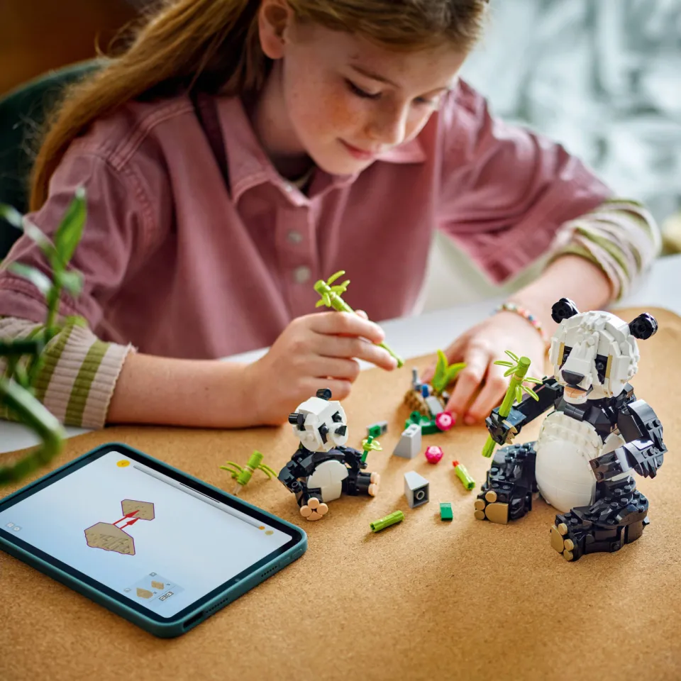 Lego Creator 3in1 Wilde dieren: pandafamilie speelset 31165, foto 5