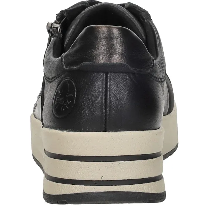 Rieker Sneakers Dames Zwart, foto 6
