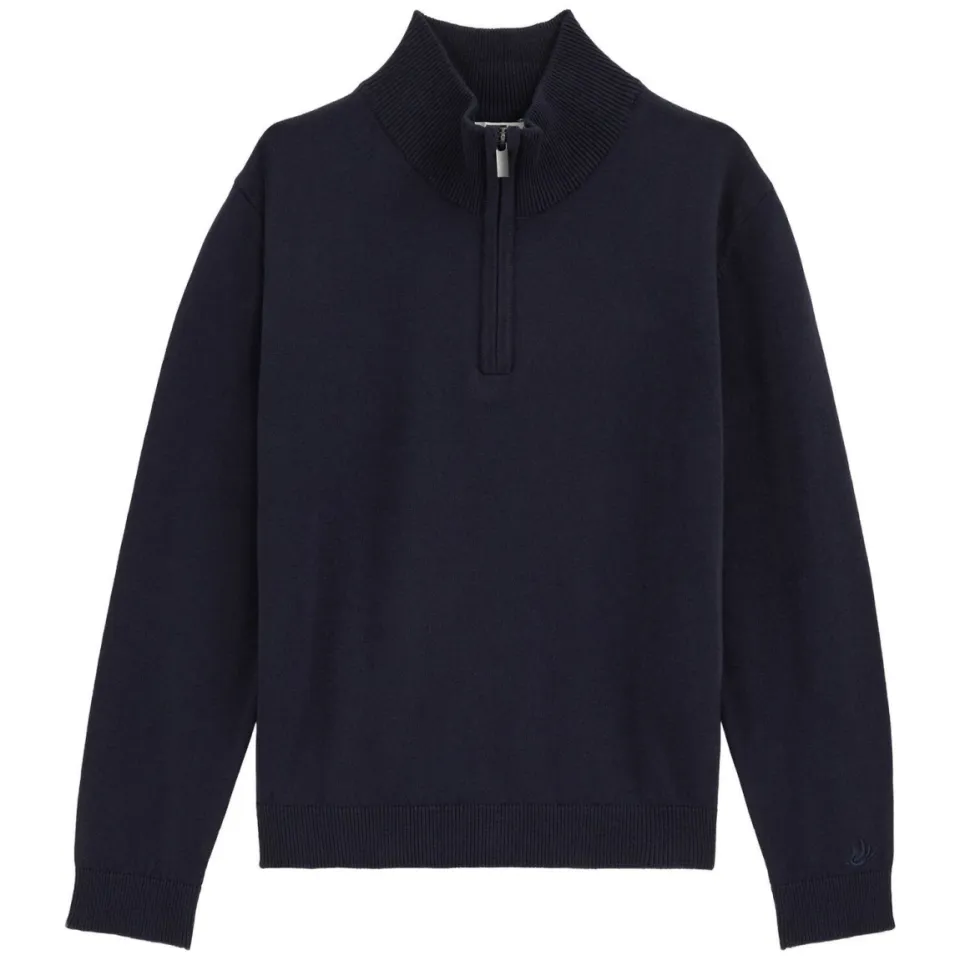 WE Fashion katoenen pullover - marineblauw, foto 2