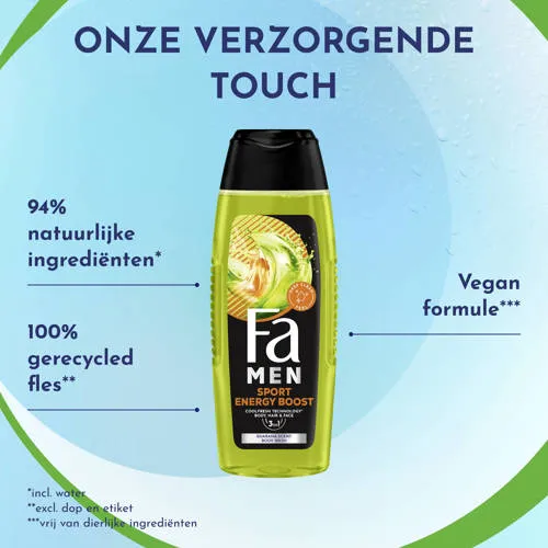 Fa Men Sport Energy Boost douchegel, foto 4