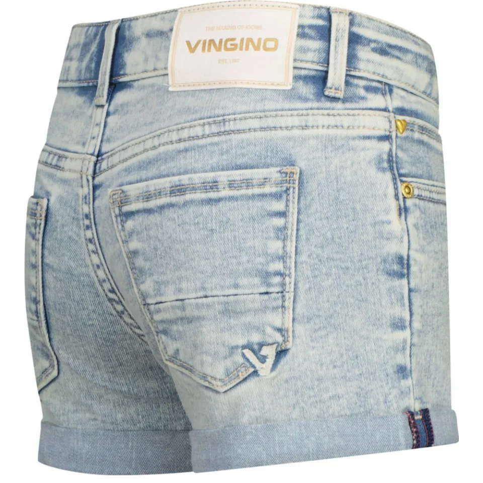 Vingino regular denim short licht vintage, foto 4