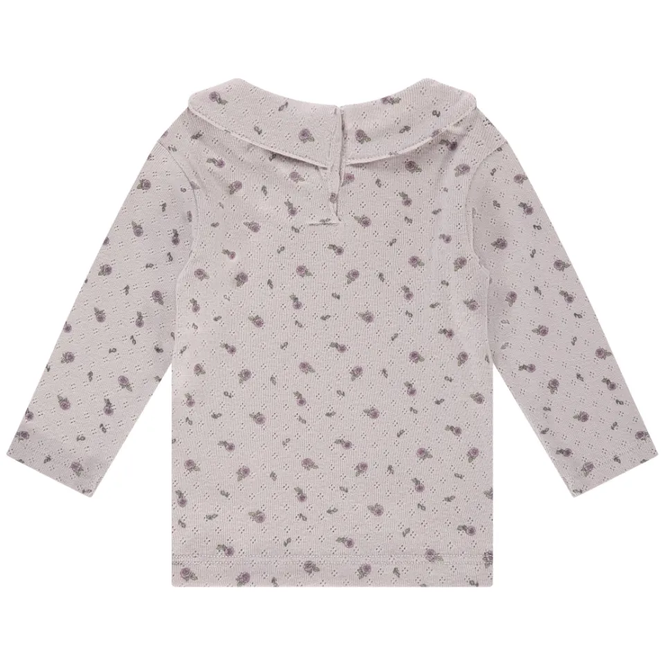 A Tiny Story gebloemde longsleeve paars, foto 2