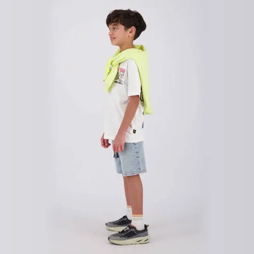 Vingino t-shirt met backprint wit, foto 3