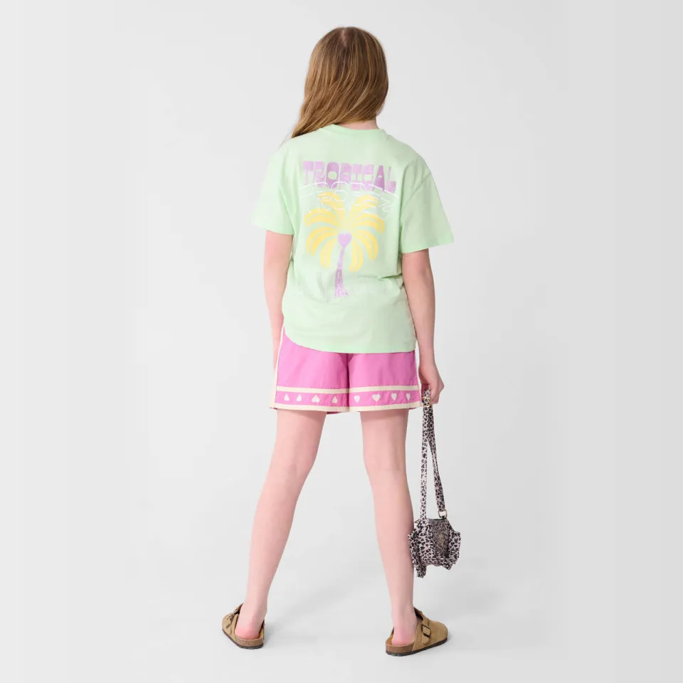 Shoeby T-shirt met backprint groen, foto 4