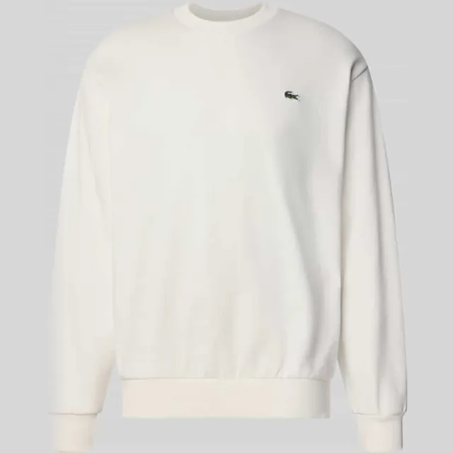 Lacoste klassiek fit sweatshirt van katoenmix Offwhite