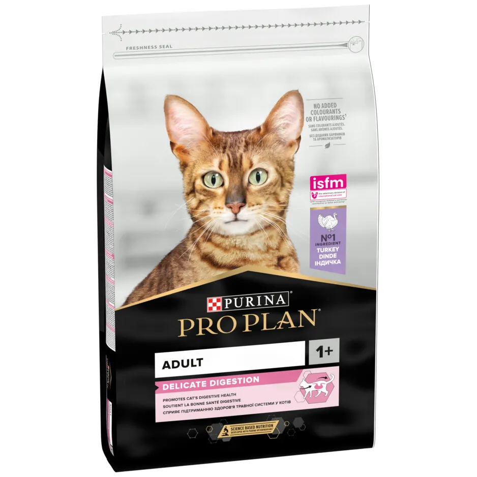 Pro Plan Adult Delicate Digestion kalkoen kattenvoer 10 kg