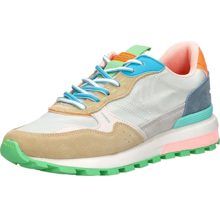 Victoria Luna lage sneaker beige, foto 4