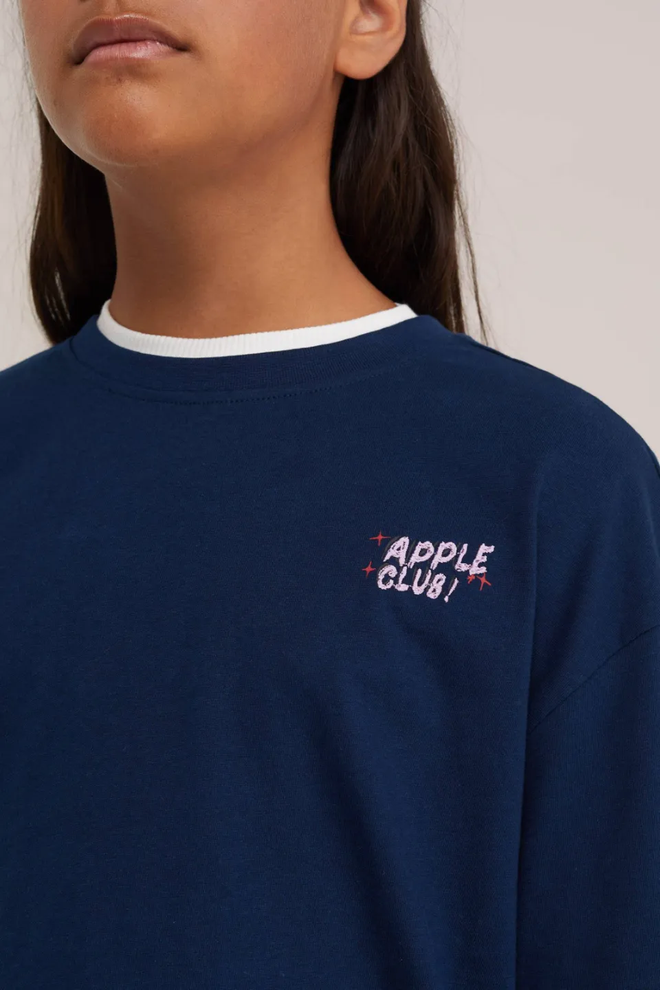 WE Fashion T-shirt met backprint donkerblauw, foto 6