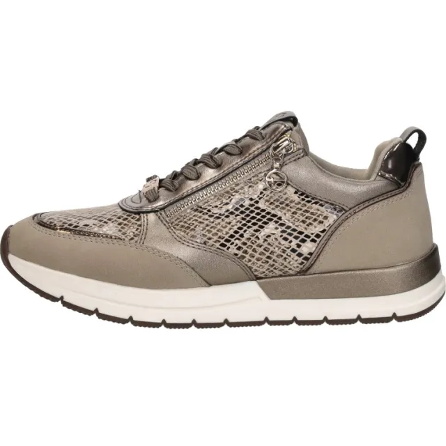 Tamaris lage sneakers taupe, foto 2