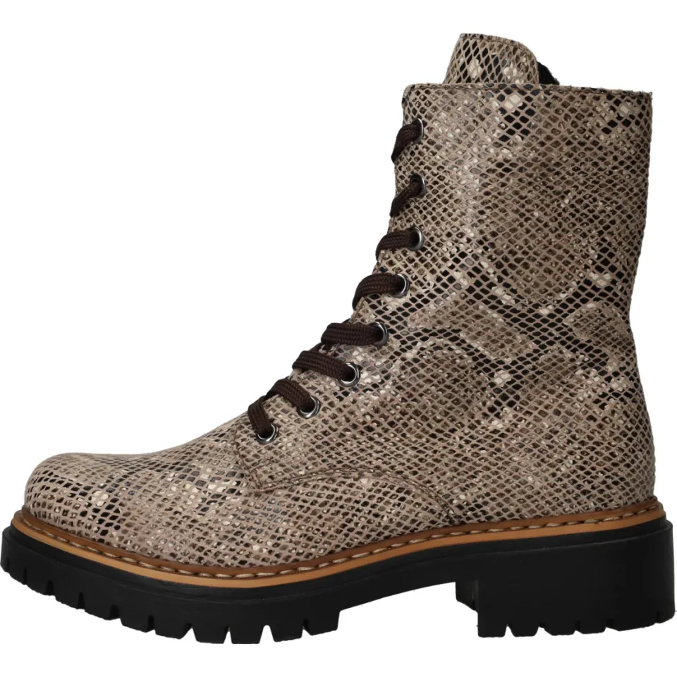 Rieker Veterboots Dames Beige, foto 5