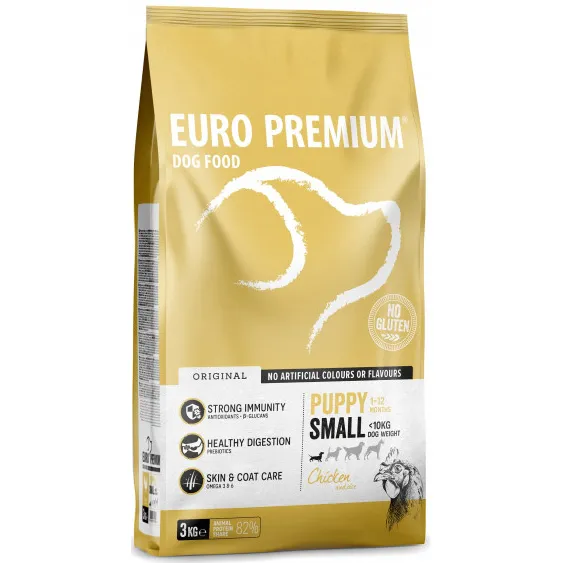 Euro Premium Puppy Small hondenvoer kip & rijst, foto 2