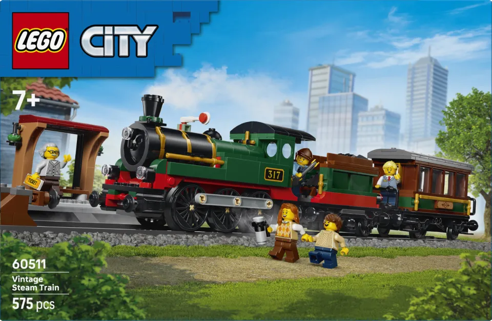 Lego City Vintage stoomtrein 60511, foto 5