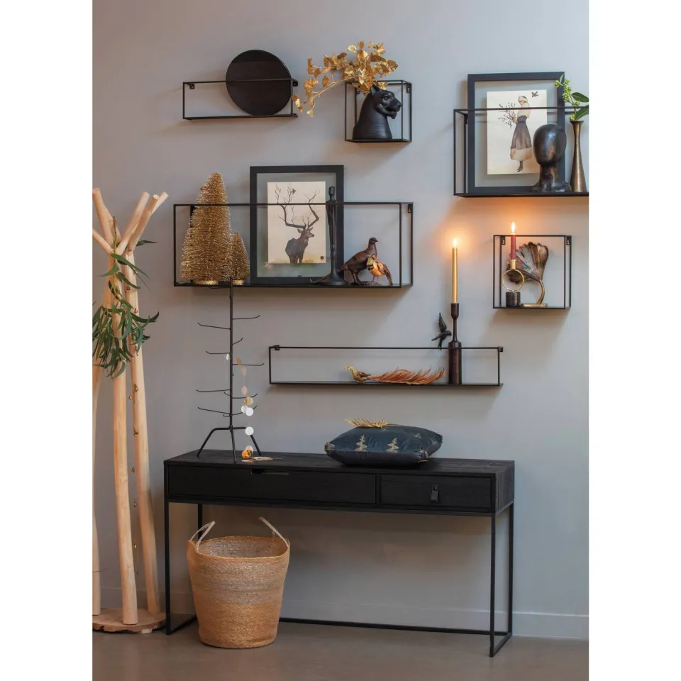 WOOOD Silas sidetable essen blacknight, foto 5