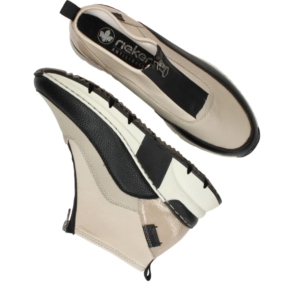 Rieker Livilia hoge sneakers beige, foto 7