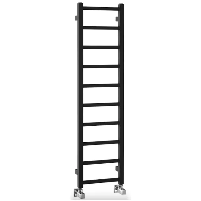 Sapho Designradiator Sapho Metro Light 30x114 cm Mat Zwart